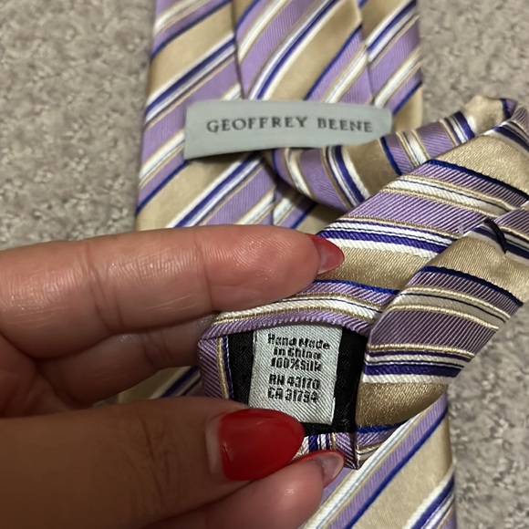 Geoffrey Beene Mens Neck Tie - Picture 3 of 6